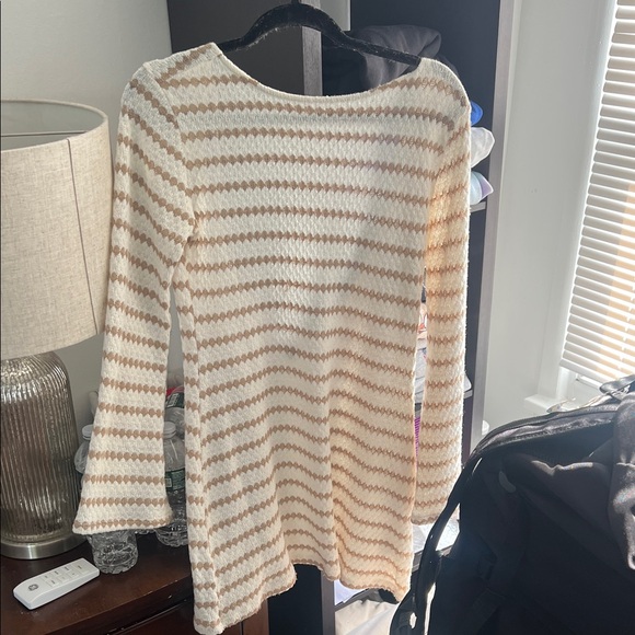 H&M Striped Knit Dress cover up - Picture 1 of 6